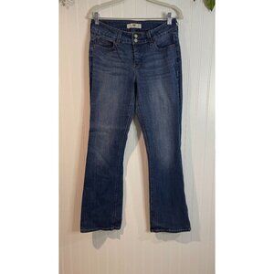 Levis 526 Slender Bootcut Jeans 6M Womens Mid-Rise Dark Wash Stretch Denim